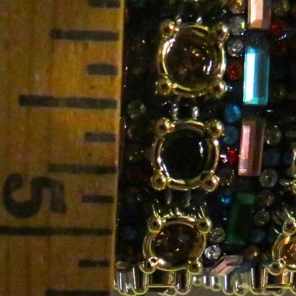 Multi Colored Rhinestone Encrusted Purse - Picture 11 of 11